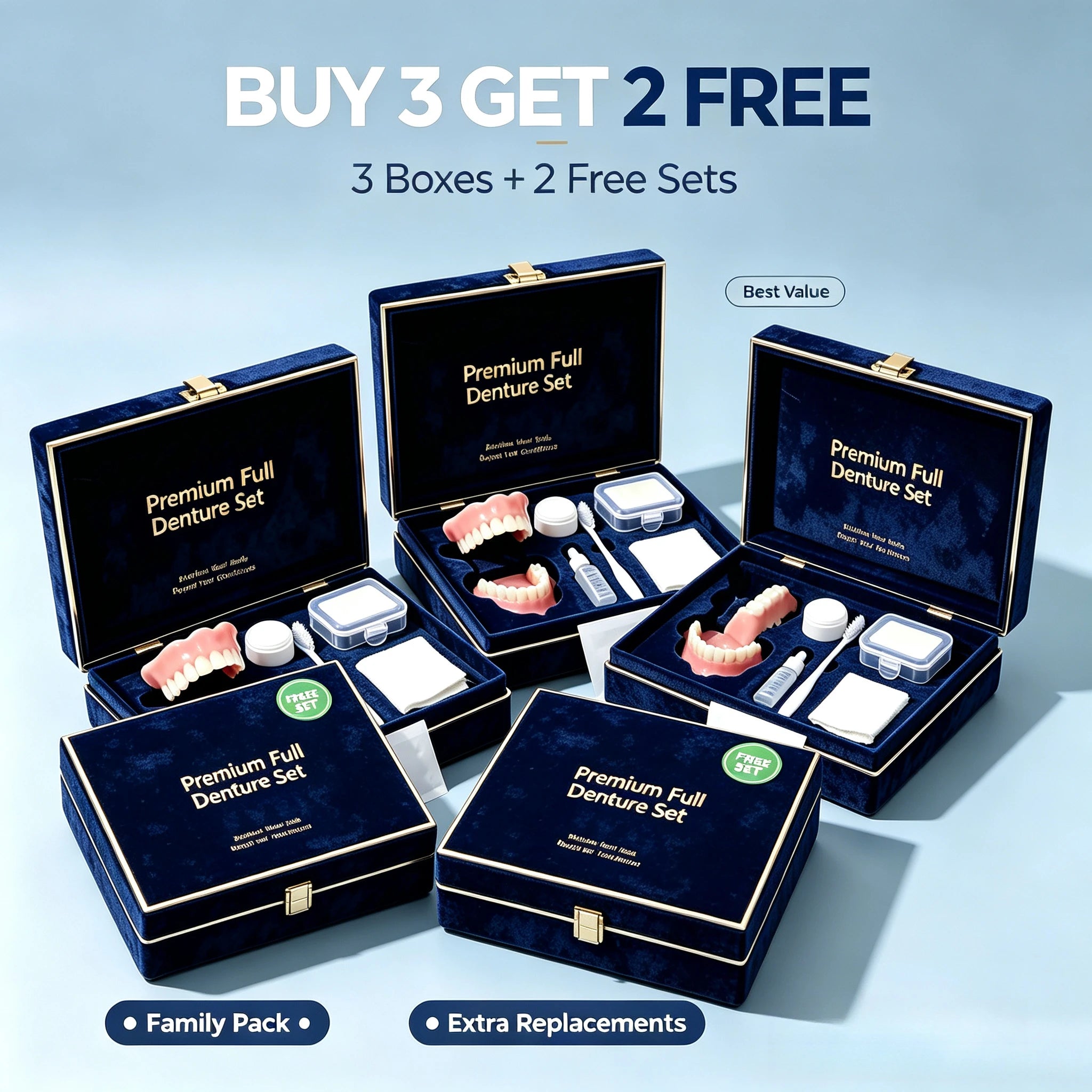 Comfort Fit Silicone Upper and Lower Smile Set - 15