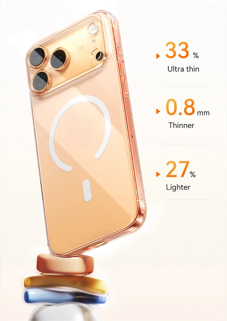 Magnetic Transparent Protective Case for iPhone