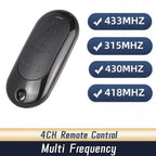 4 Channel Multi Frequency Wireless Cloning Garage Door Remote Control