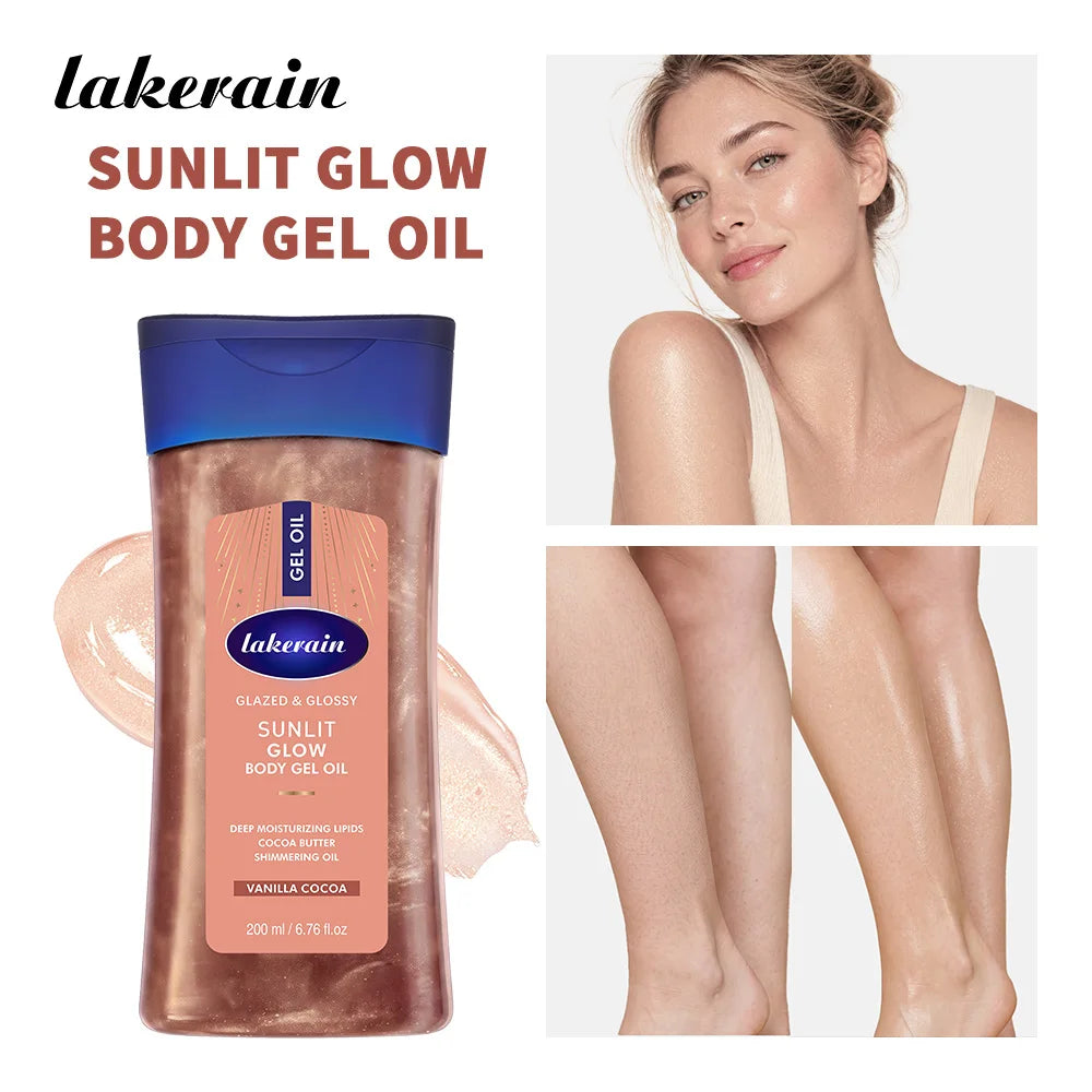 Radiant Moisturizing Body Gel Oil for Hydrated Glowing Skin