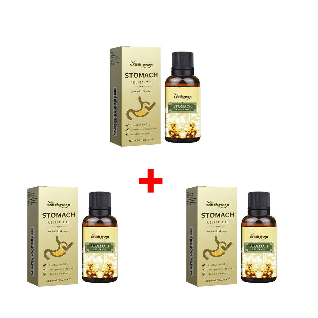 Herbal Abdominal Massage Oil for Digestive Relief