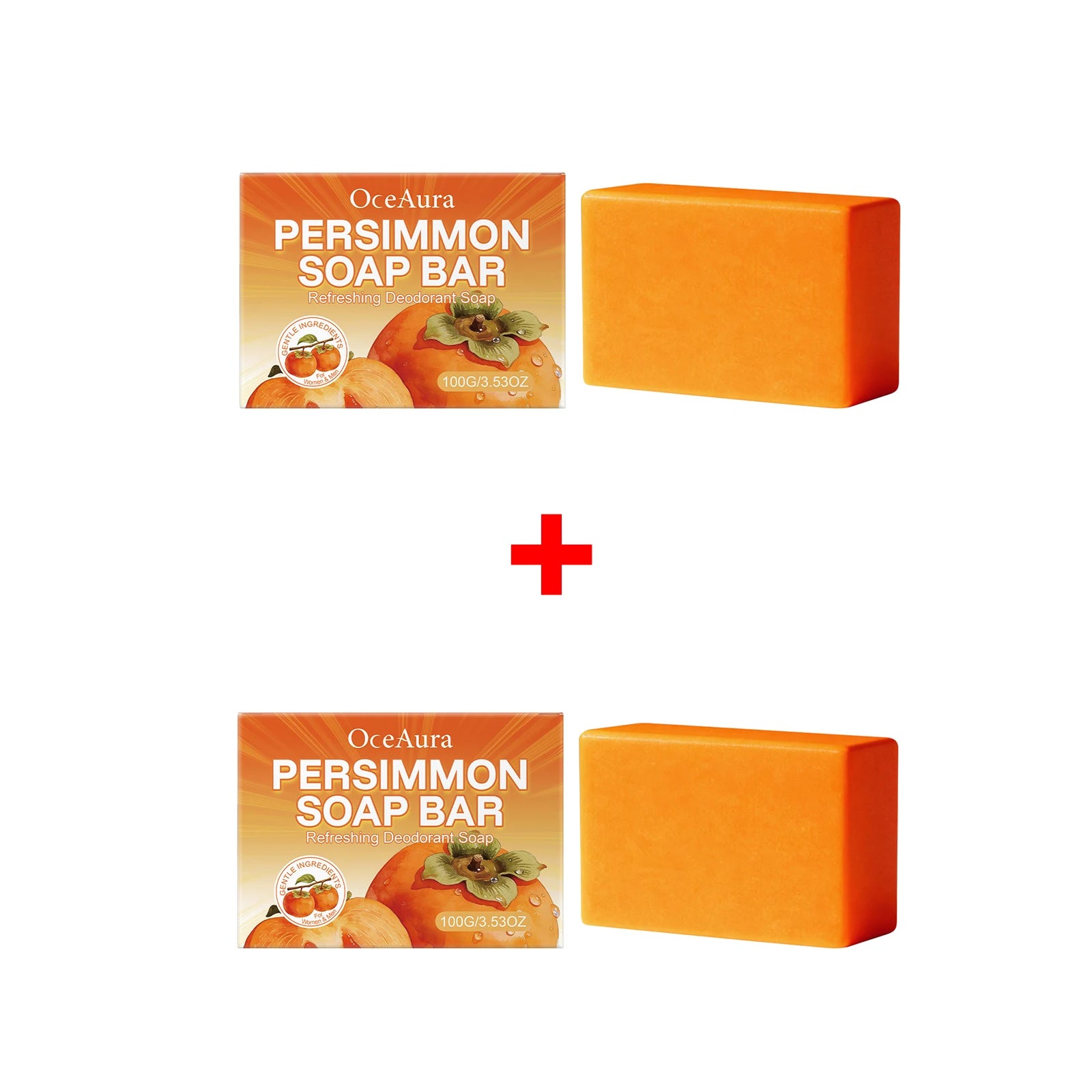 Natural Persimmon Deodorizing Body Soap Bar - 20