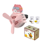 Bear Pilot Rotating Propeller Car Vent Air Freshener Fragrance Diffuser