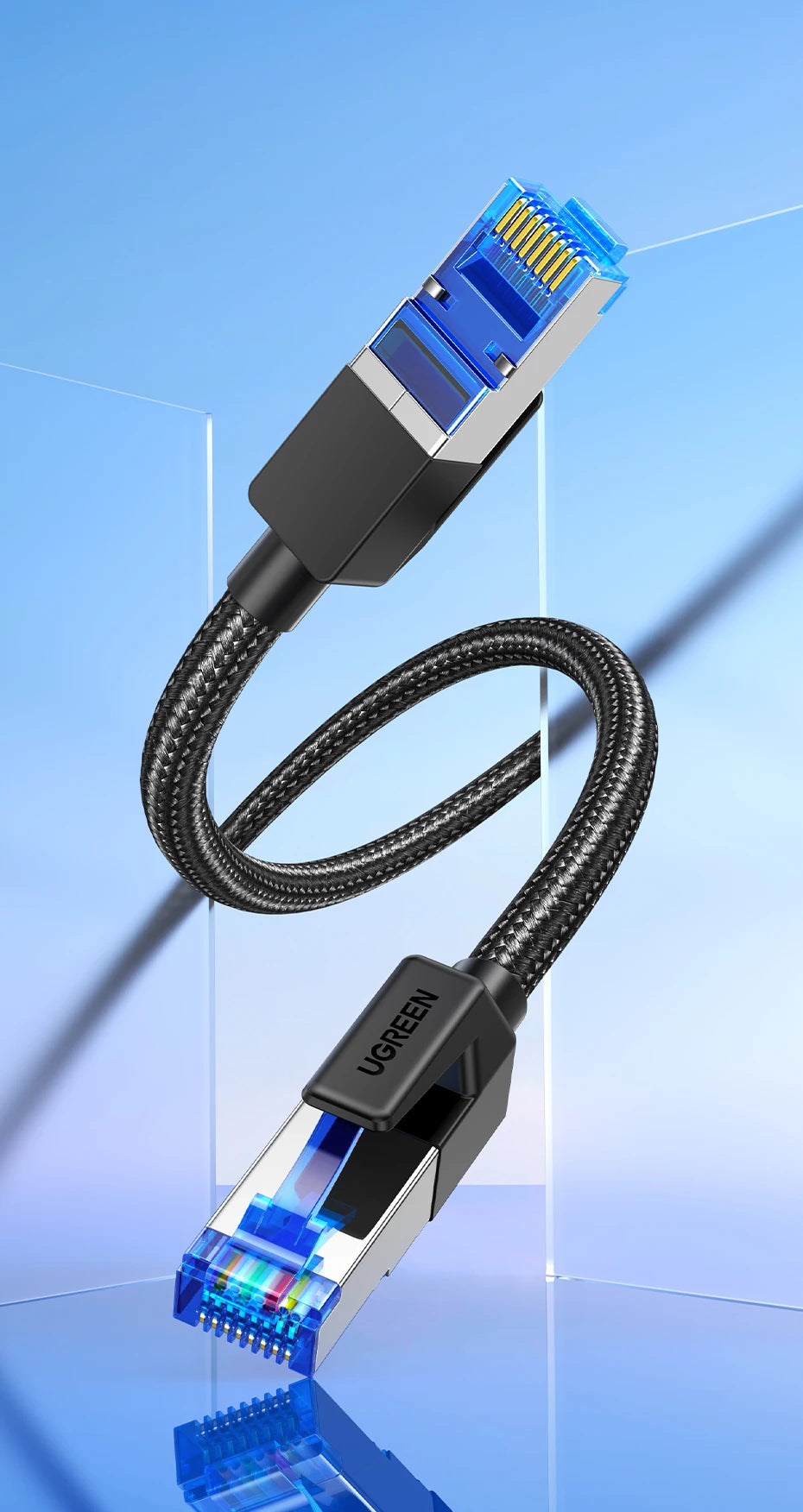 Cat 8 Ethernet Cable 40Gbps High-Speed Braided LAN Cord - 7
