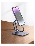 Adjustable Magnetic Aluminum Phone Stand for Desk