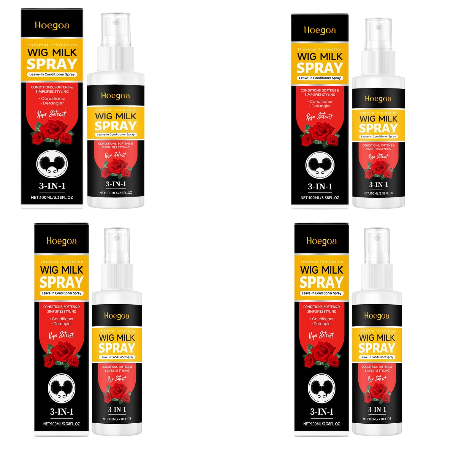 3-in-1 Leave-In Wig Conditioning and Detangling Spray - 15