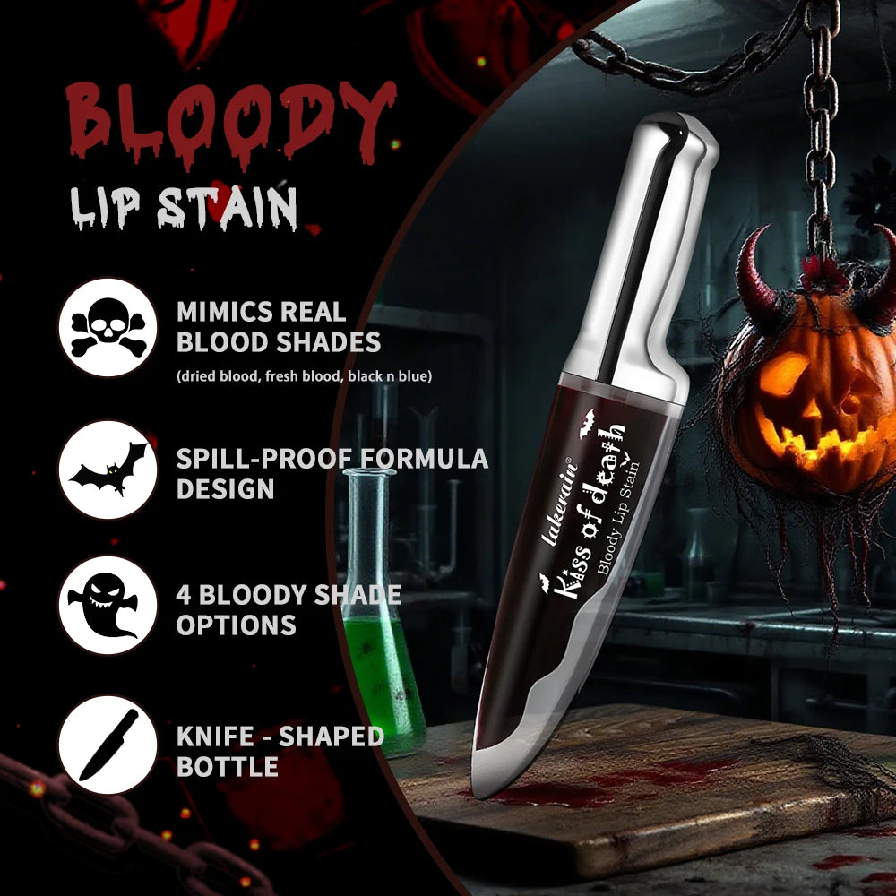 Bloody Matte Liquid Lip Stain for Halloween Costumes - 10