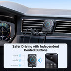 Bluetooth 5.4 Car AUX Receiver Adapter with Microphone