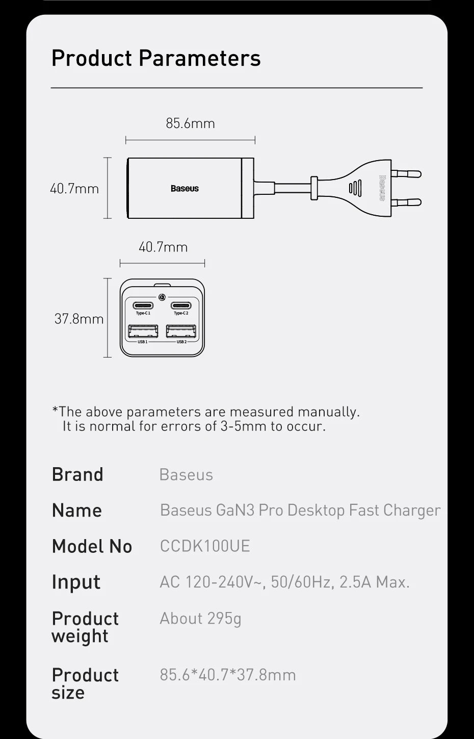 4-Port GaN Desktop Fast Charger for Laptops and Phones - 27