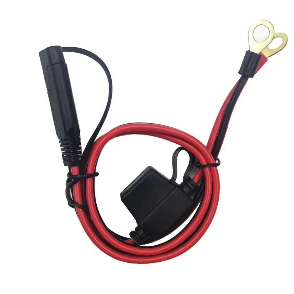 16AWG Motorcycle Battery Terminal to SAE Quick Extension Cable