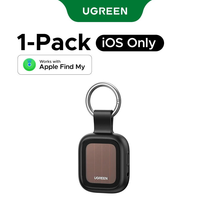 Solar Powered Bluetooth Item Tracker for Apple Find My - 24