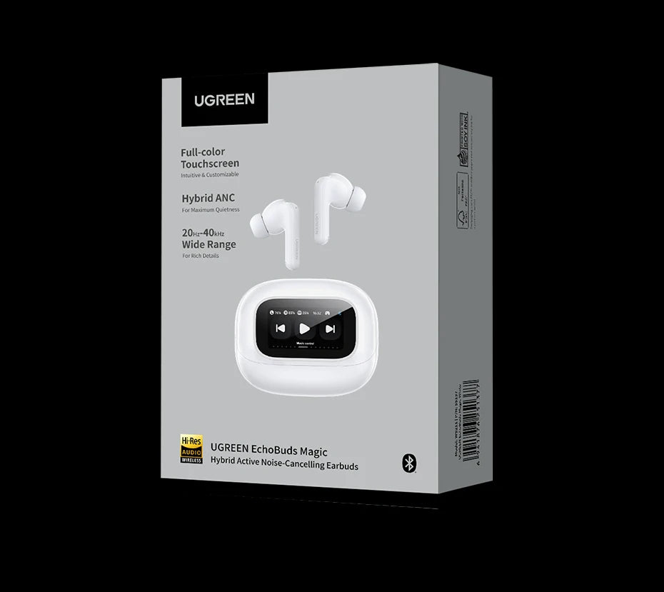 Smart Touch Screen Bluetooth 5.4 Wireless Noise Cancelling Earbuds - 31