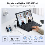 USB-C to 3.5mm Headphone Jack and 60W PD Fast Charging Adapter