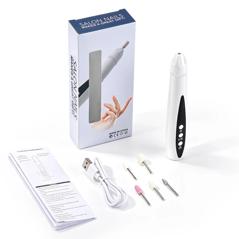2-in-1 Cordless Electric Nail Drill and UV Curing Lamp