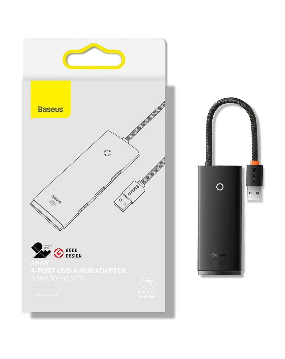 4-in-1 USB-C to USB 3.0 Multi-Port Adapter Hub