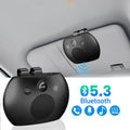 Bluetooth 5.4 Handsfree Car Kit Dual 3W Speakerphone Sun Visor Mount