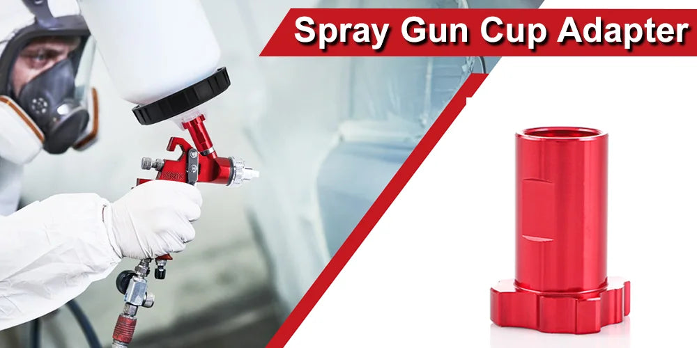 Spray Gun Cup Adapter 16mm Thread 1.5mm Pitch - 7