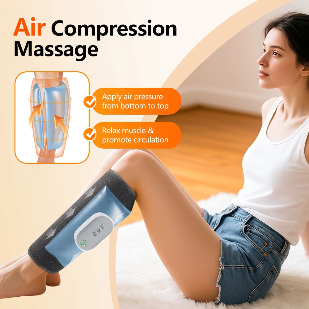Wireless Air Compression Calf Massager for Muscle Recovery - 2