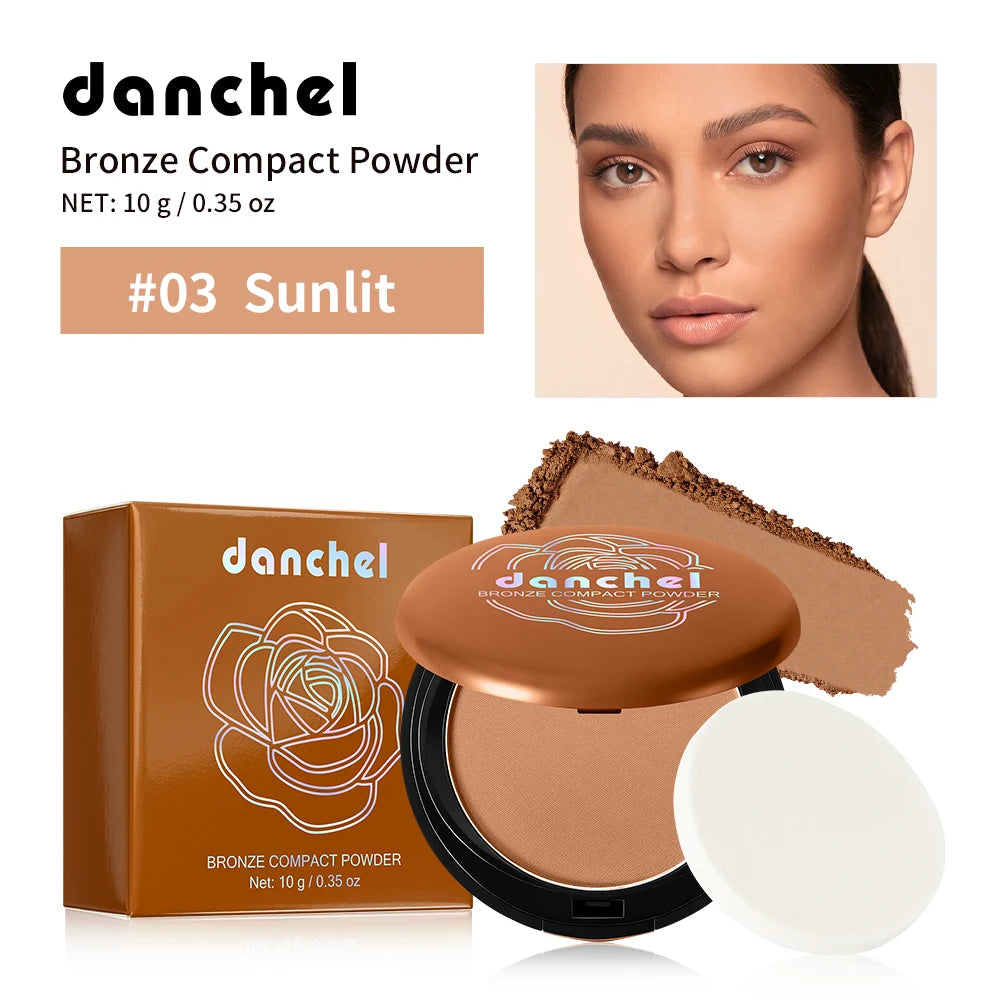 Matte Pressed Bronzing Powder for Contouring and Oil Control - 24