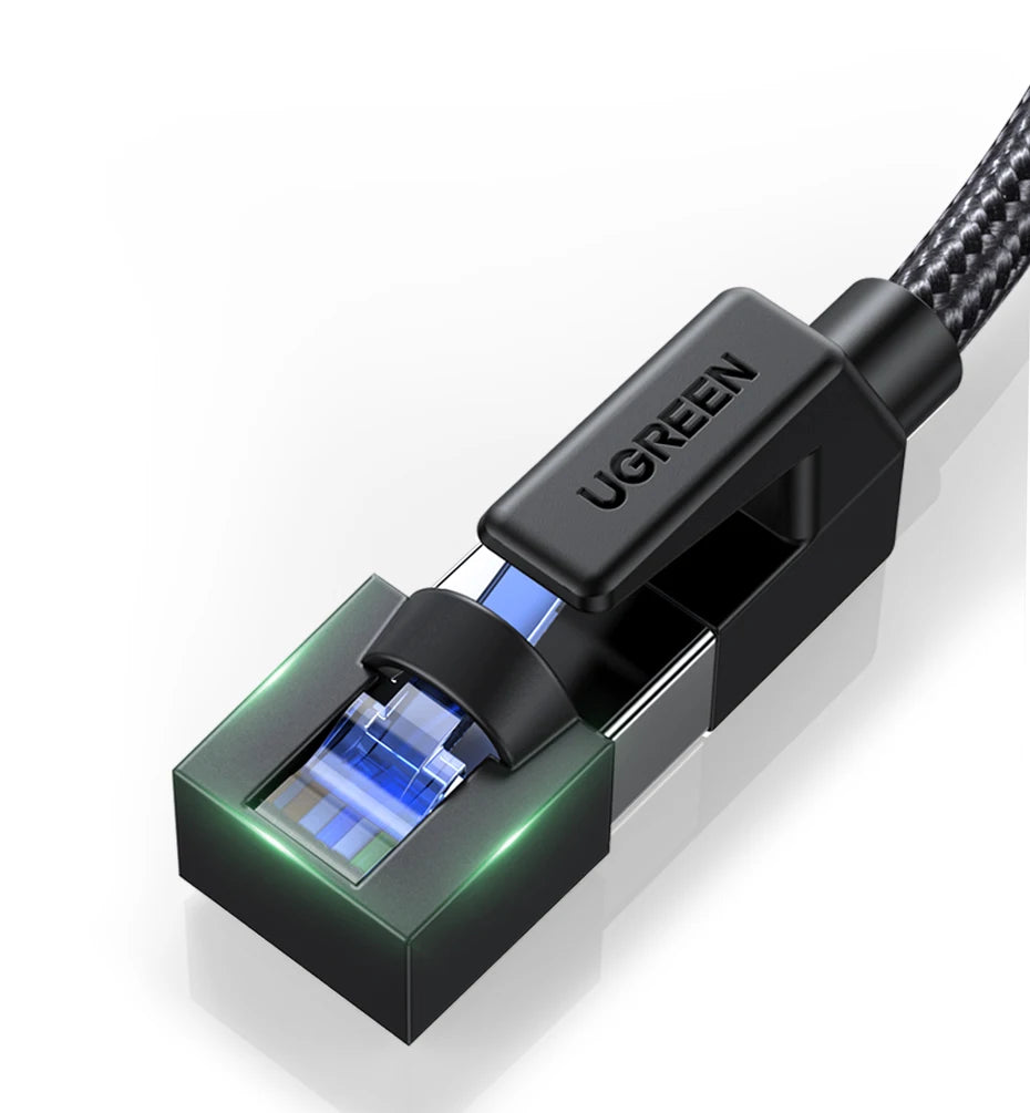 Cat 8 Ethernet Cable 40Gbps High-Speed Braided LAN Cord