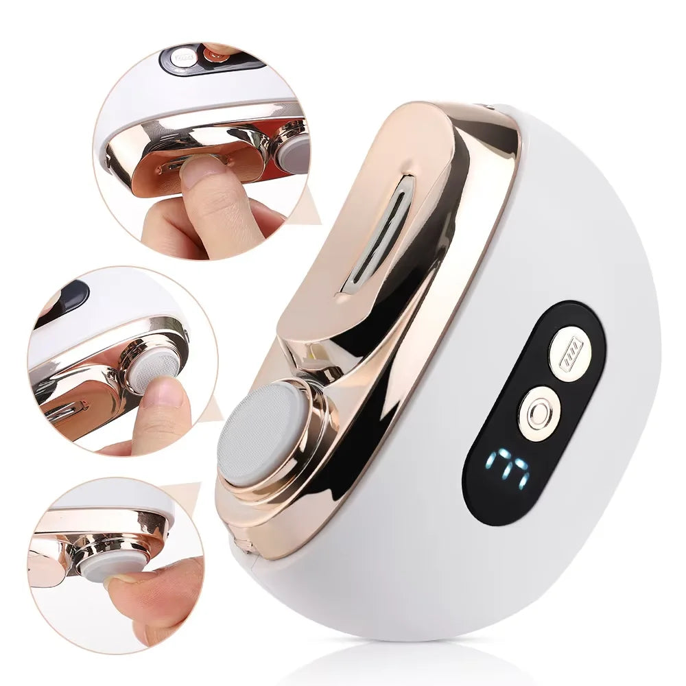 Automatic Electric Nail Clipper with LED Light