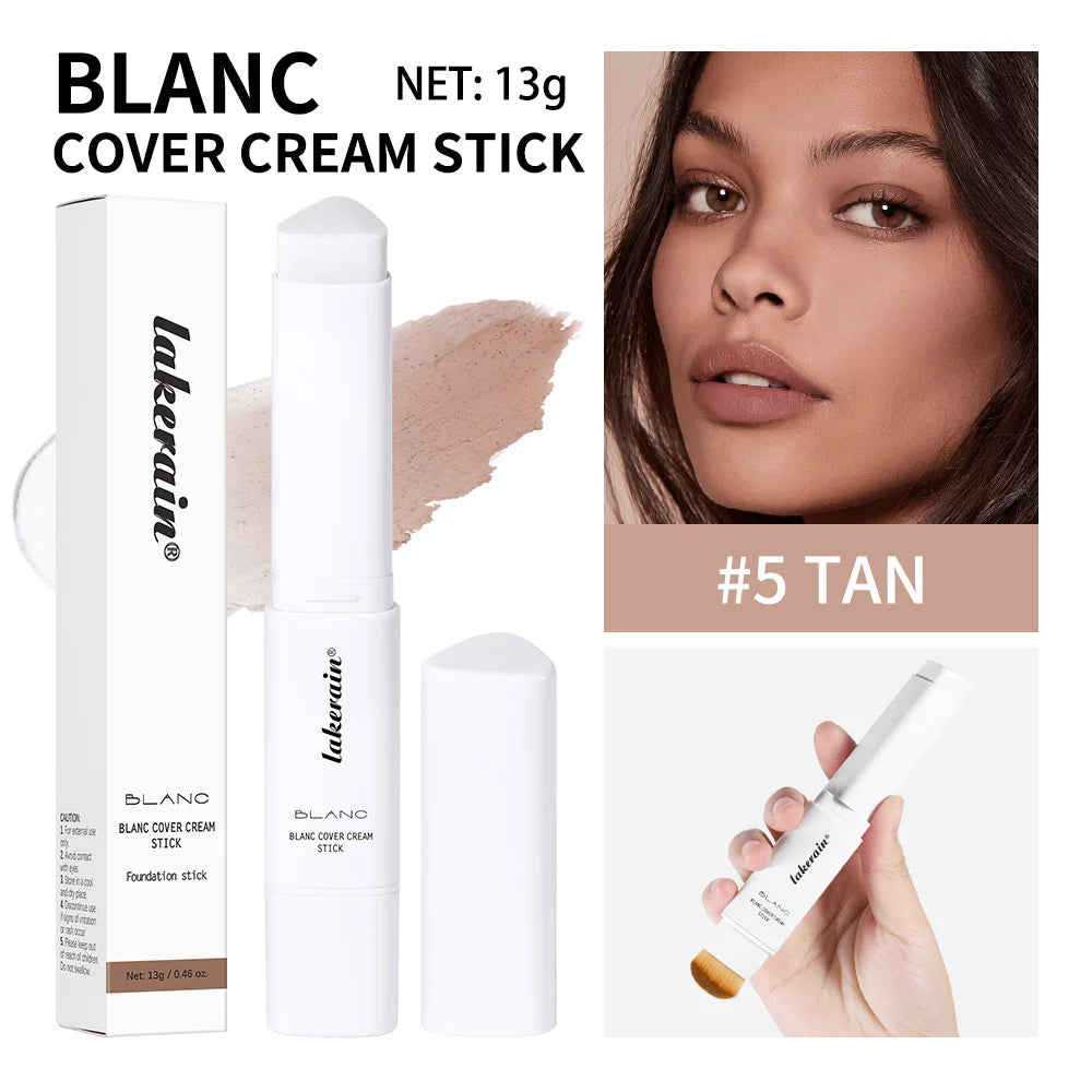 Full Coverage Cream Foundation Stick with Detachable Brush - 27