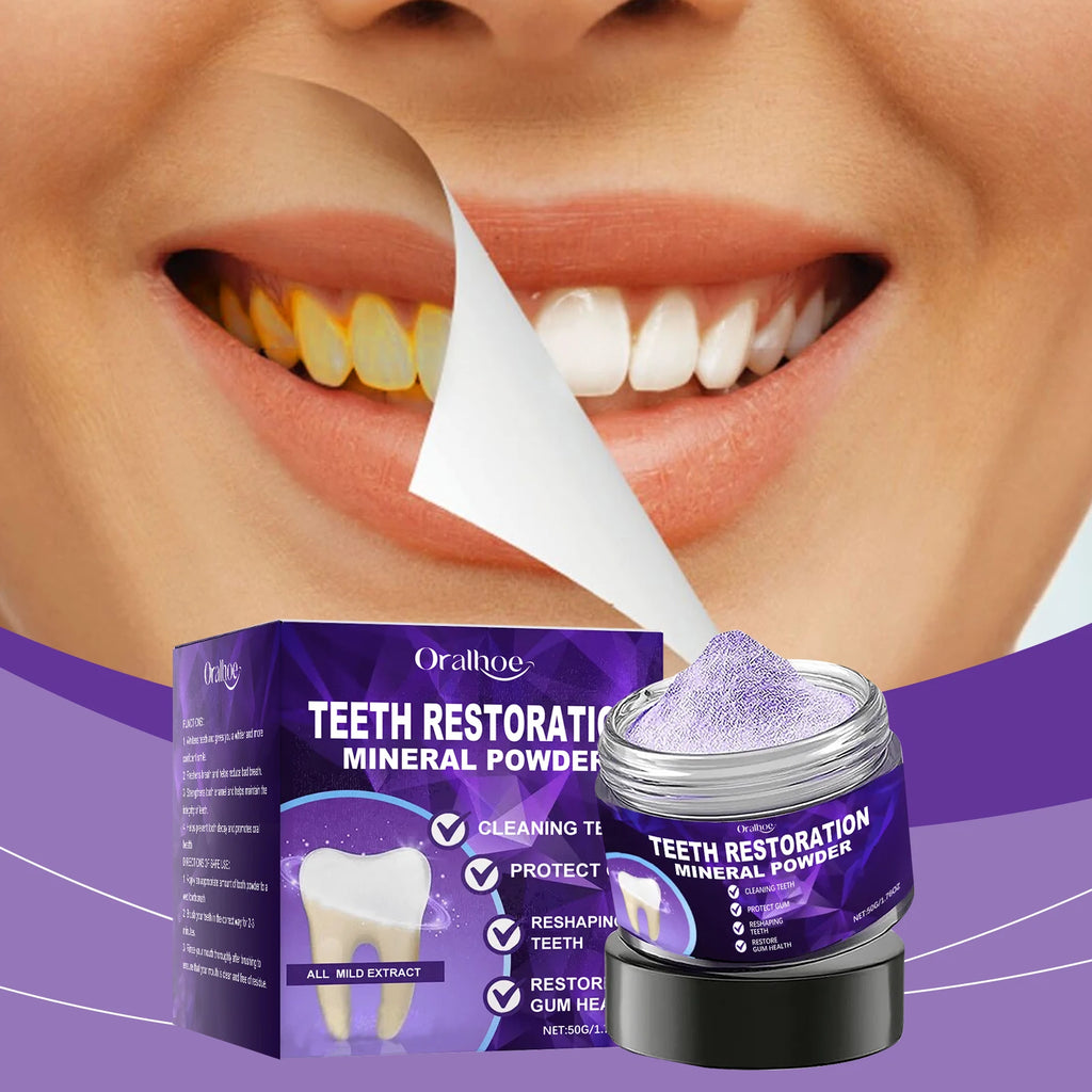 Purple Teeth Whitening and Enamel Restoration Powder