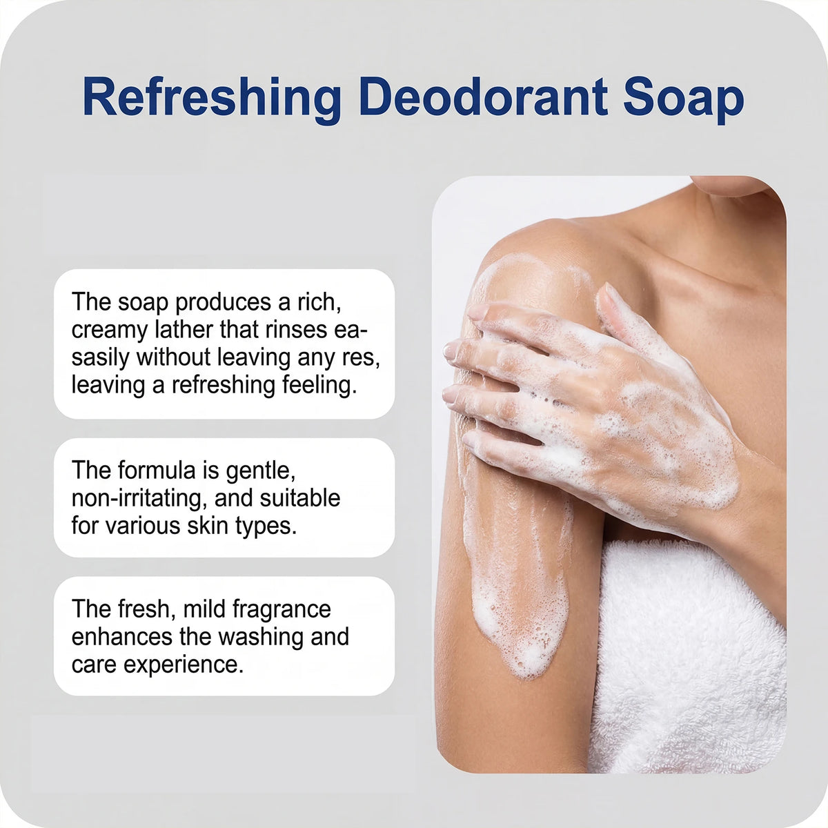 Natural Persimmon Deodorizing Body Soap Bar