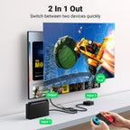 8K 60Hz HDMI 2.1 Switcher 2 In 1 Out