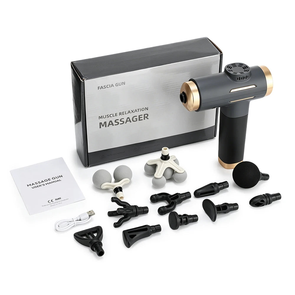 Portable Percussion Massage Gun for Deep Tissue Muscle Recovery