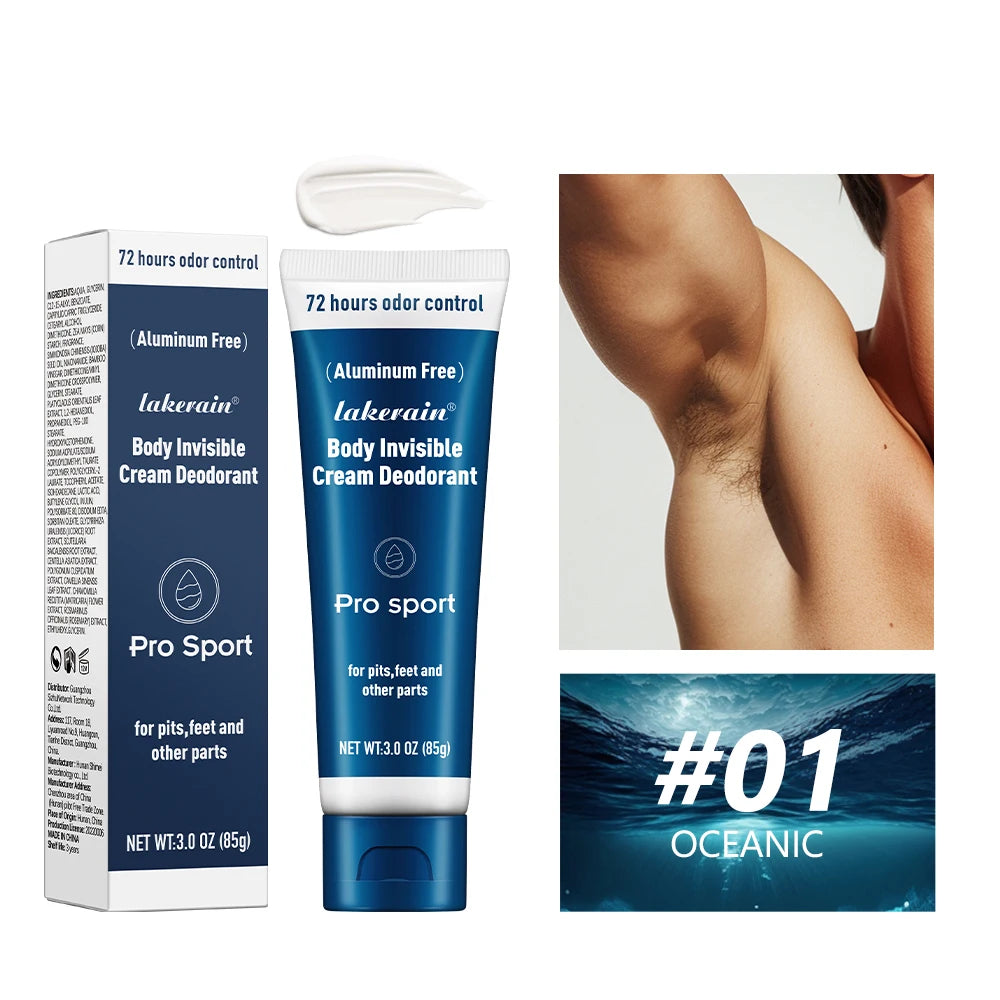 All-Over Invisible Cream Deodorant for 72-Hour Odor Protection - 19