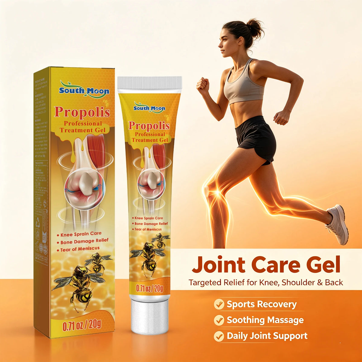 Propolis Cooling Joint and Muscle Relief Massage Gel