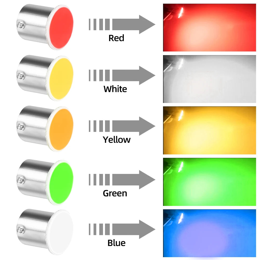 1156 BA15S P21W COB 12SMD LED Signal Reverse Parking Light Bulb 12V 24V