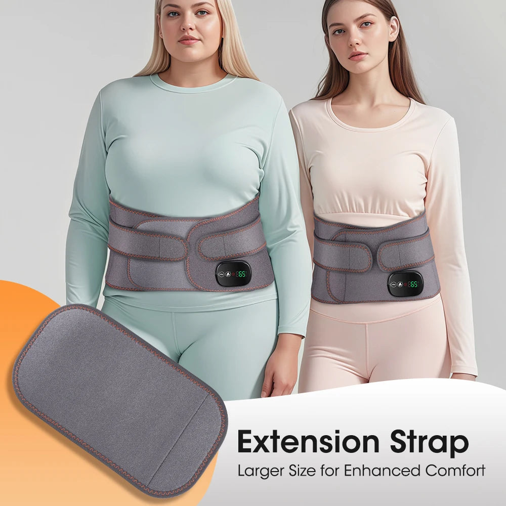 Cordless Heated Waist Massage Belt with Vibration