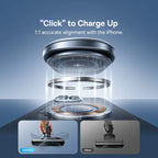 25W Magnetic Wireless Car Charger with Cooling Fan