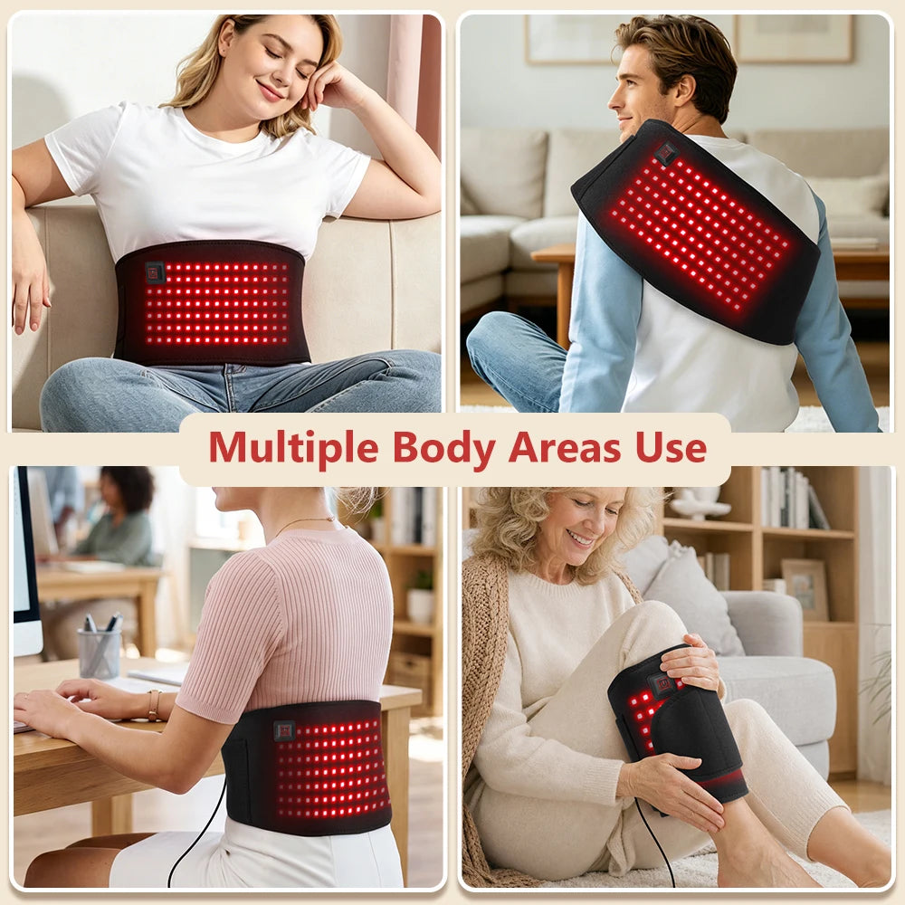 Red Light Therapy Heating Belt for Back and Menstrual Pain Relief - 10