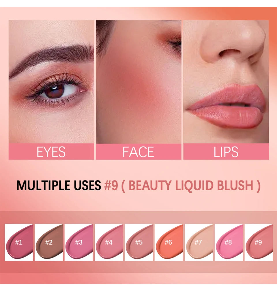 Waterproof Long-Lasting Liquid Cheek Blush