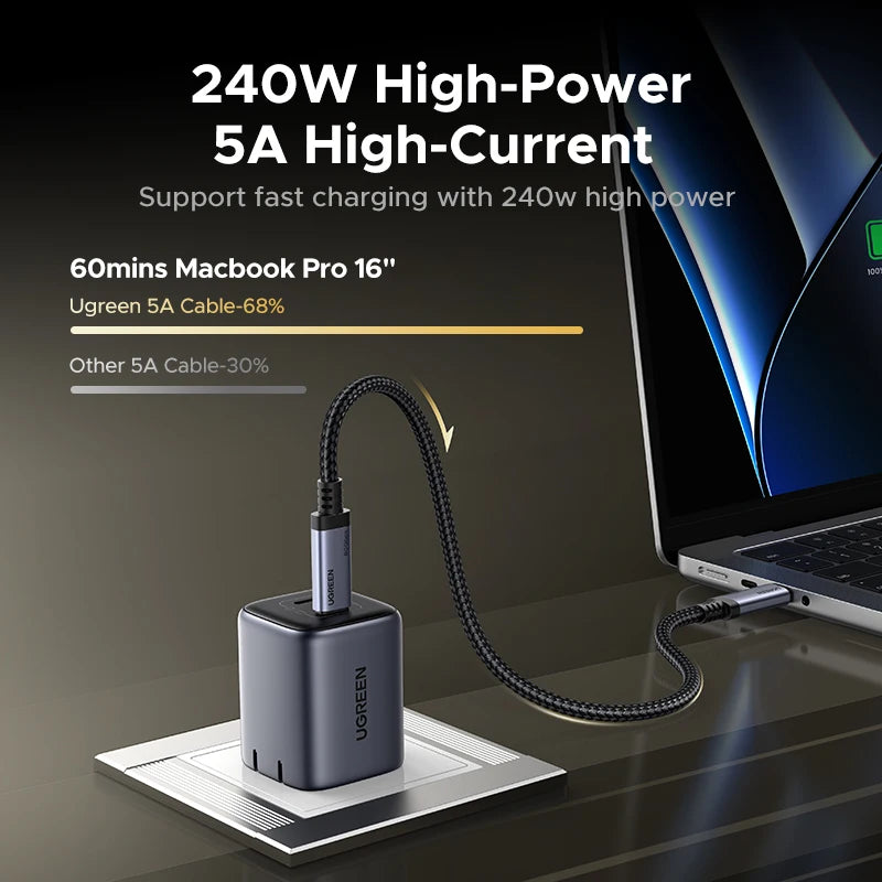 USB4 240W 80Gbps Fast Charging and Data Transfer Cable