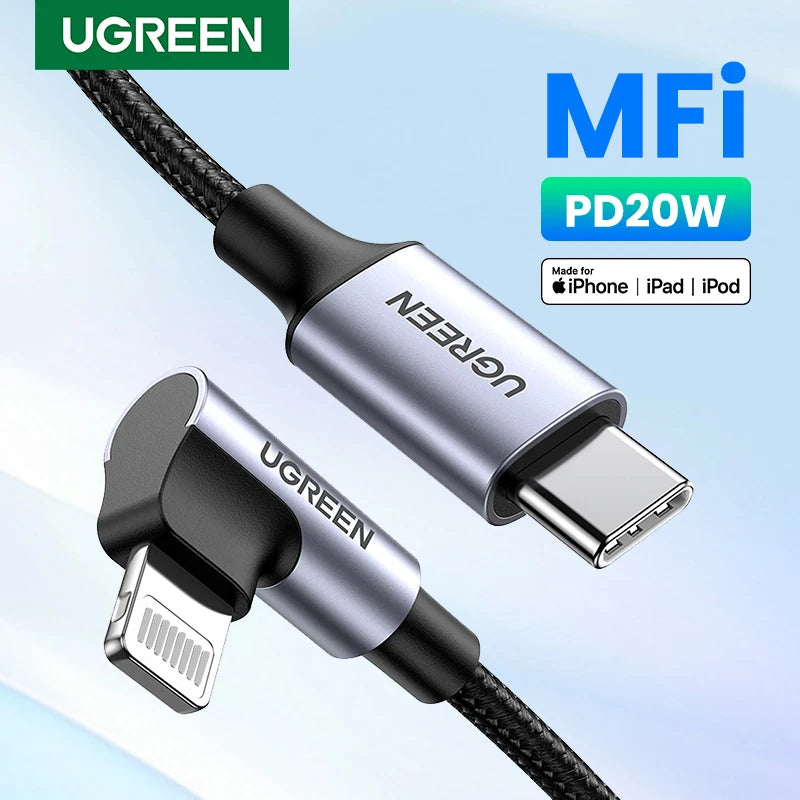 MFi Certified USB-C to Lightning 20W Fast Charging Cable