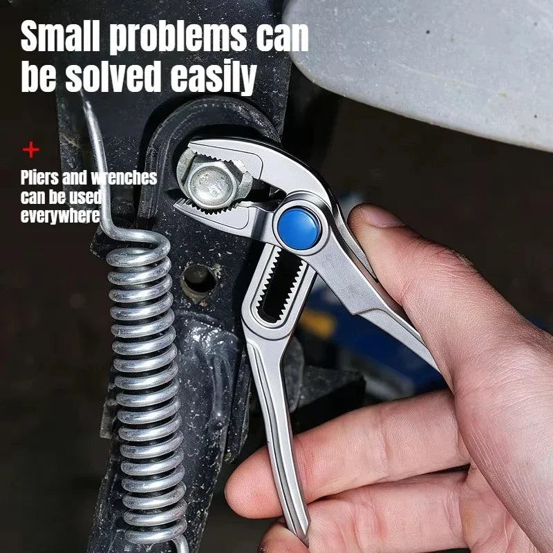 Compact Adjustable Water Pump Pliers for Tight Spaces
