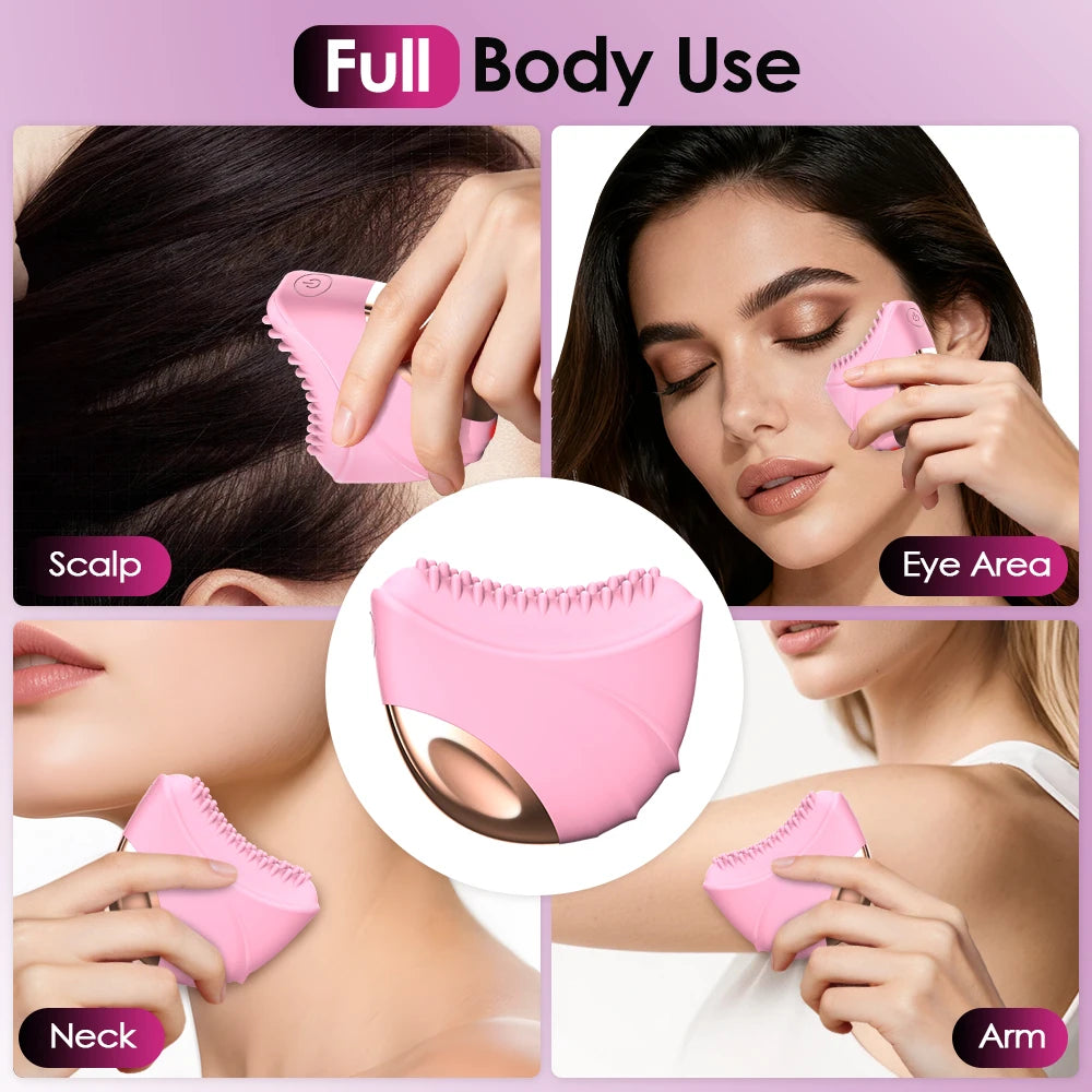 Electric Vibrating Body Contour Massage Brush - 5