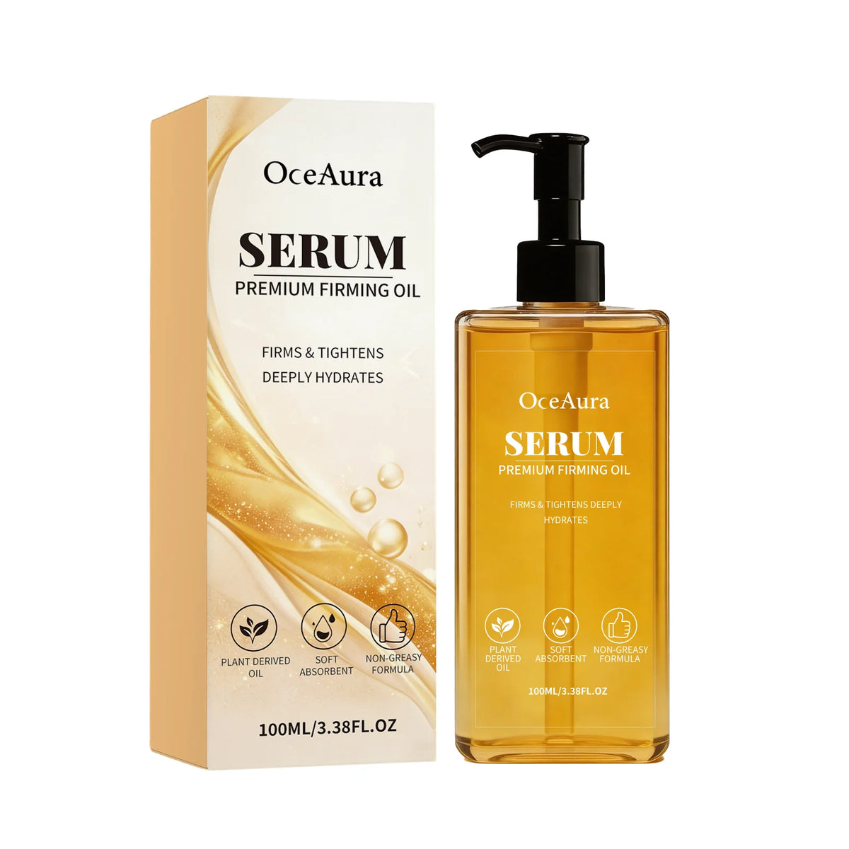 Firming Body Oil for Skin Tightening and Hydration