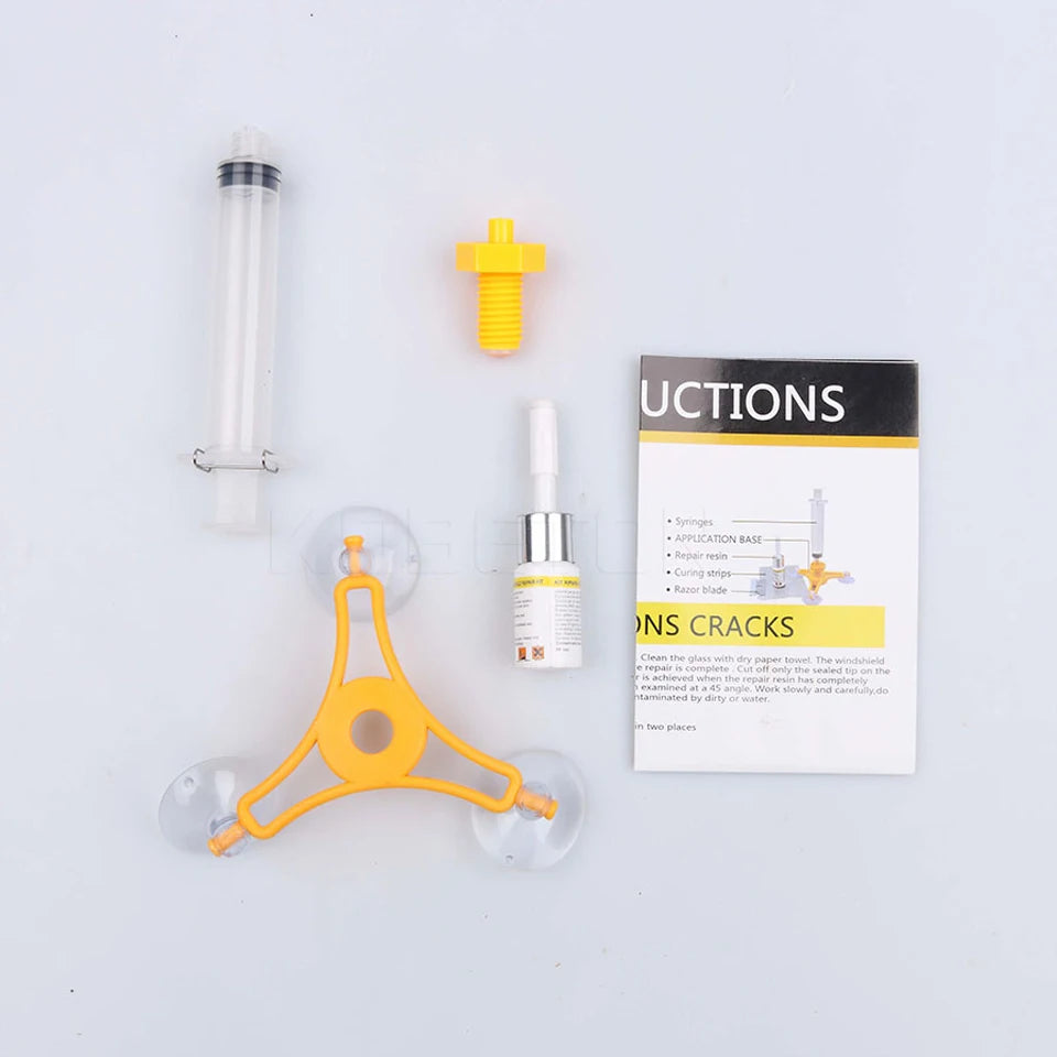 Car Windshield Glass Repair Kit for Cracks and Chips