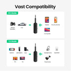 2-in-1 Bluetooth 5.0 Transmitter and Receiver for Car and Home Audio