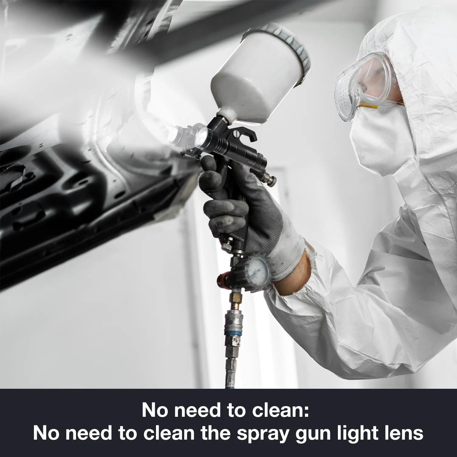 Disposable Protective Covers for Spray Gun Lights - 9