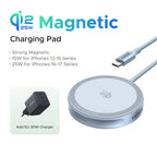 25W Qi2 Magnetic Fast Wireless Charging Pad for iPhone