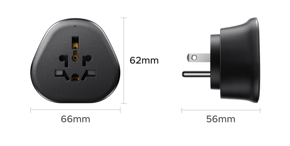 Universal Travel Power Adapter for International EU US UK Outlets