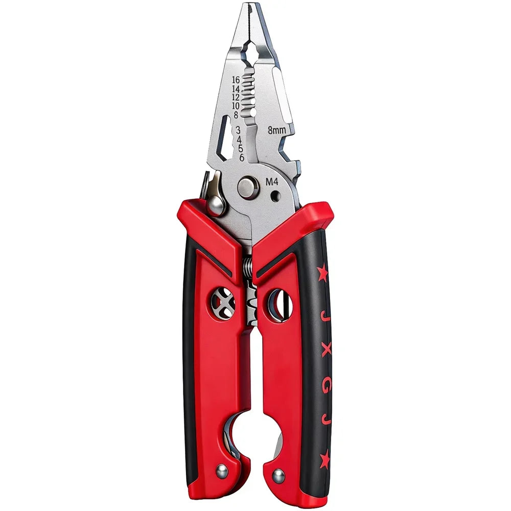 18-in-1 Multifunction Wire Stripper, Cutter, and Crimping Tool - 14
