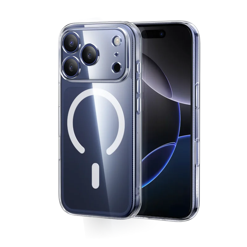 Magnetic Shockproof Clear Phone Case for iPhone 17 Series
