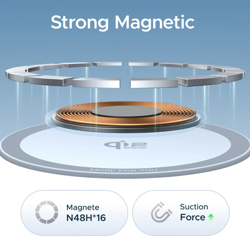 25W Qi2 Magnetic Fast Wireless Charging Pad for iPhone - 3